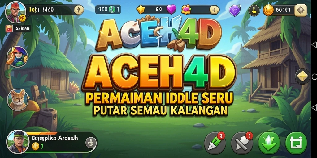 Tampilan gameplay menarik dari ACEH4D dengan elemen Idle yang asyik.