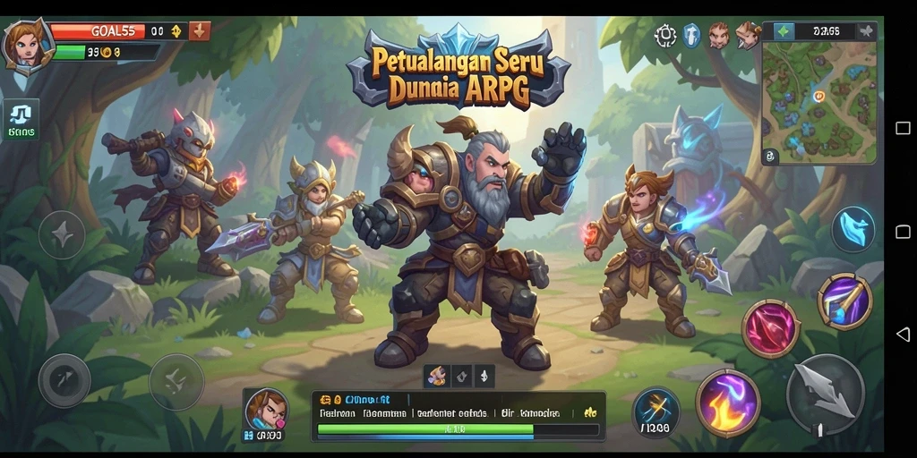 Gameplay seru dan mendebarkan di dunia fantasi ARPG.