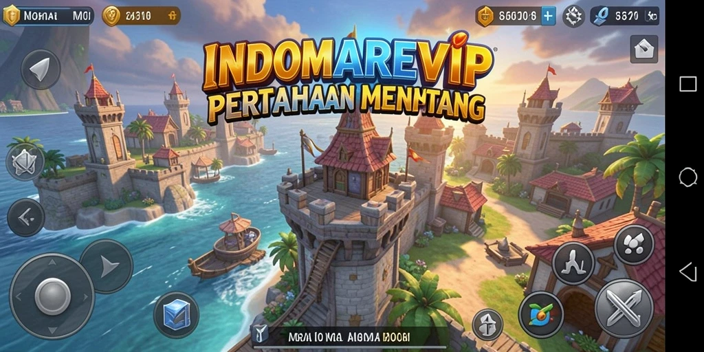 Tampilan menarik dari gameplay Tower Defense yang menegangkan.