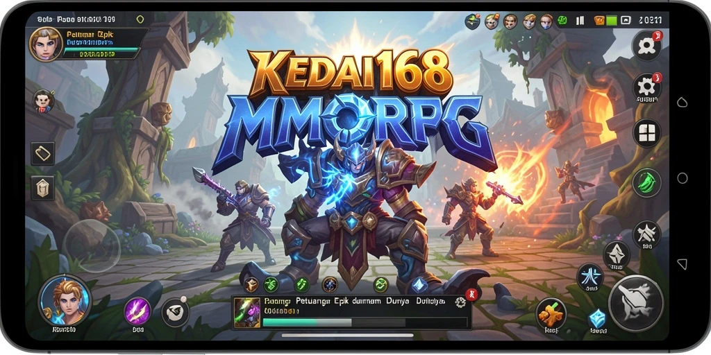 Tampilan gameplay KEDAI168 yang memukau dan menantang.