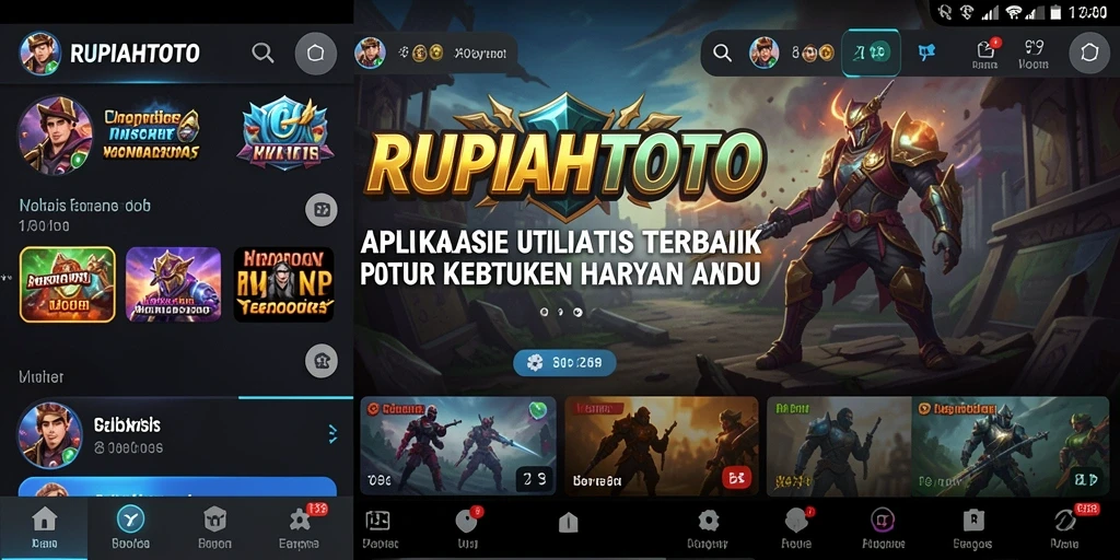 Screenshot utama RUPIAHTOTO menampilkan antarmuka ramah pengguna dan fitur utama.