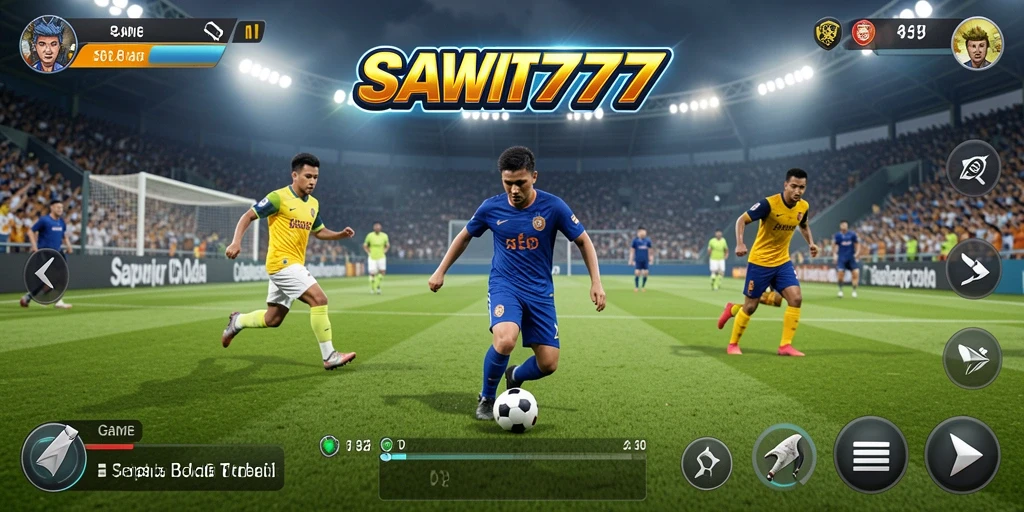 Tangkapan layar SAWIT777 menunjukkan pertandingan sepak bola yang mendebarkan.