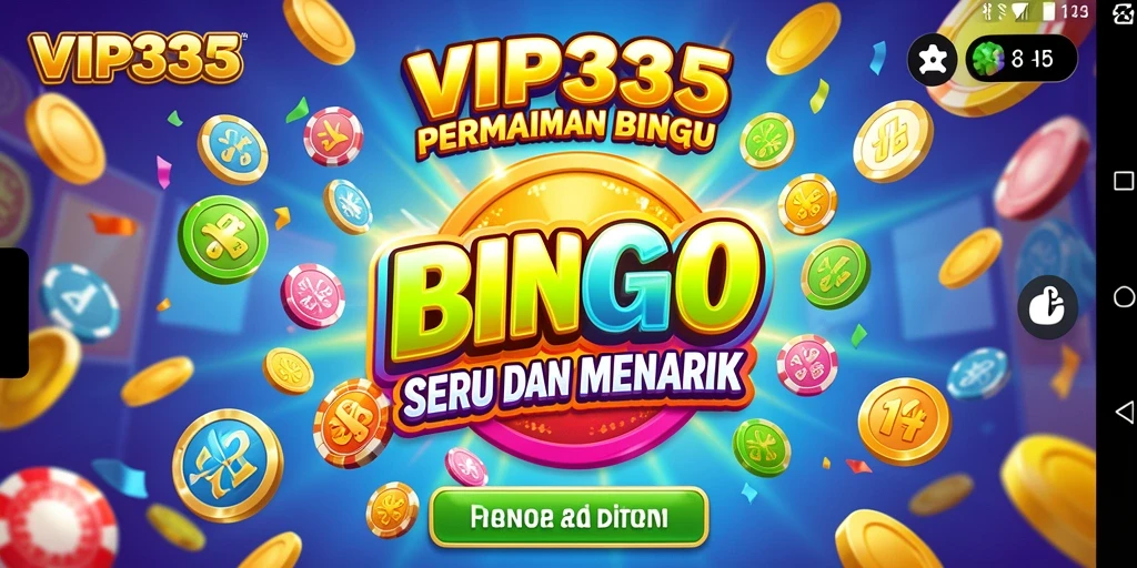 Tampilan gameplay Bingo yang mendebarkan di VIP333.